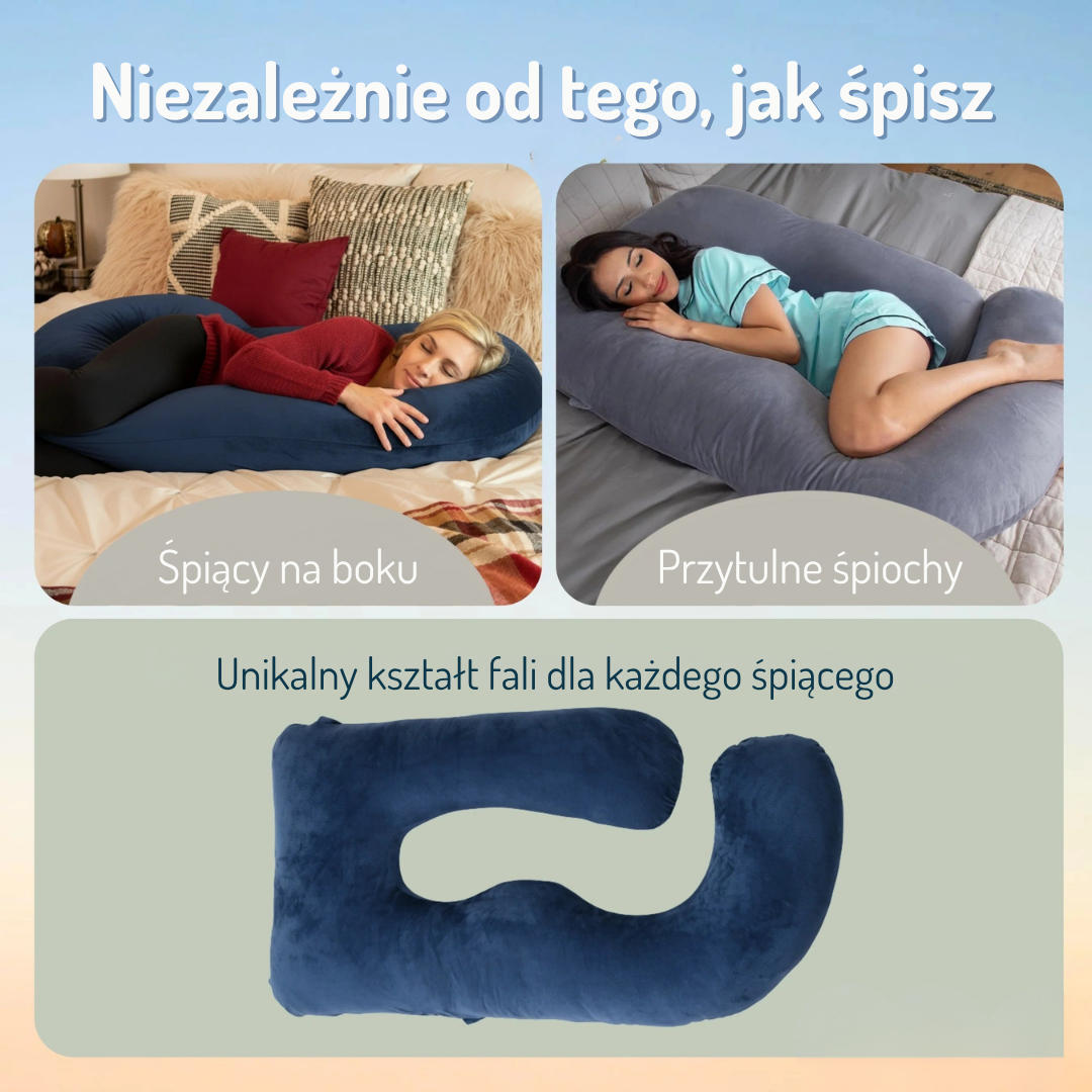 MamaDream™ – odciążająca brzuch i plecy poduszka dla mam
