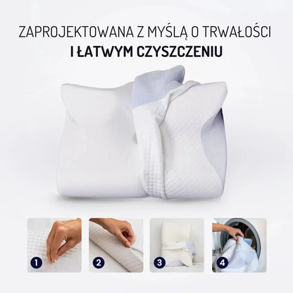 OrtoRest™ - Poduszka ergonomiczna z pianką z pamięcią kształtu