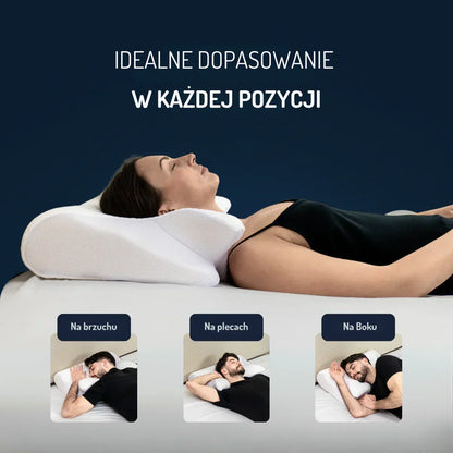 OrtoRest™ - Poduszka ergonomiczna z pianką z pamięcią kształtu