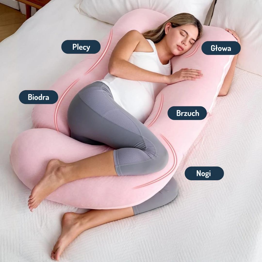 MamaDream™ – odciążająca brzuch i plecy poduszka dla mam