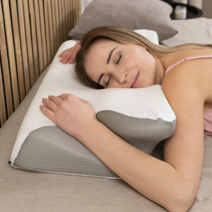 OrtoRest™ - Poduszka ergonomiczna z pianką z pamięcią kształtu