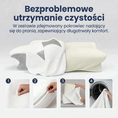 OrtoRest™ - Poduszka ergonomiczna z pianką z pamięcią kształtu