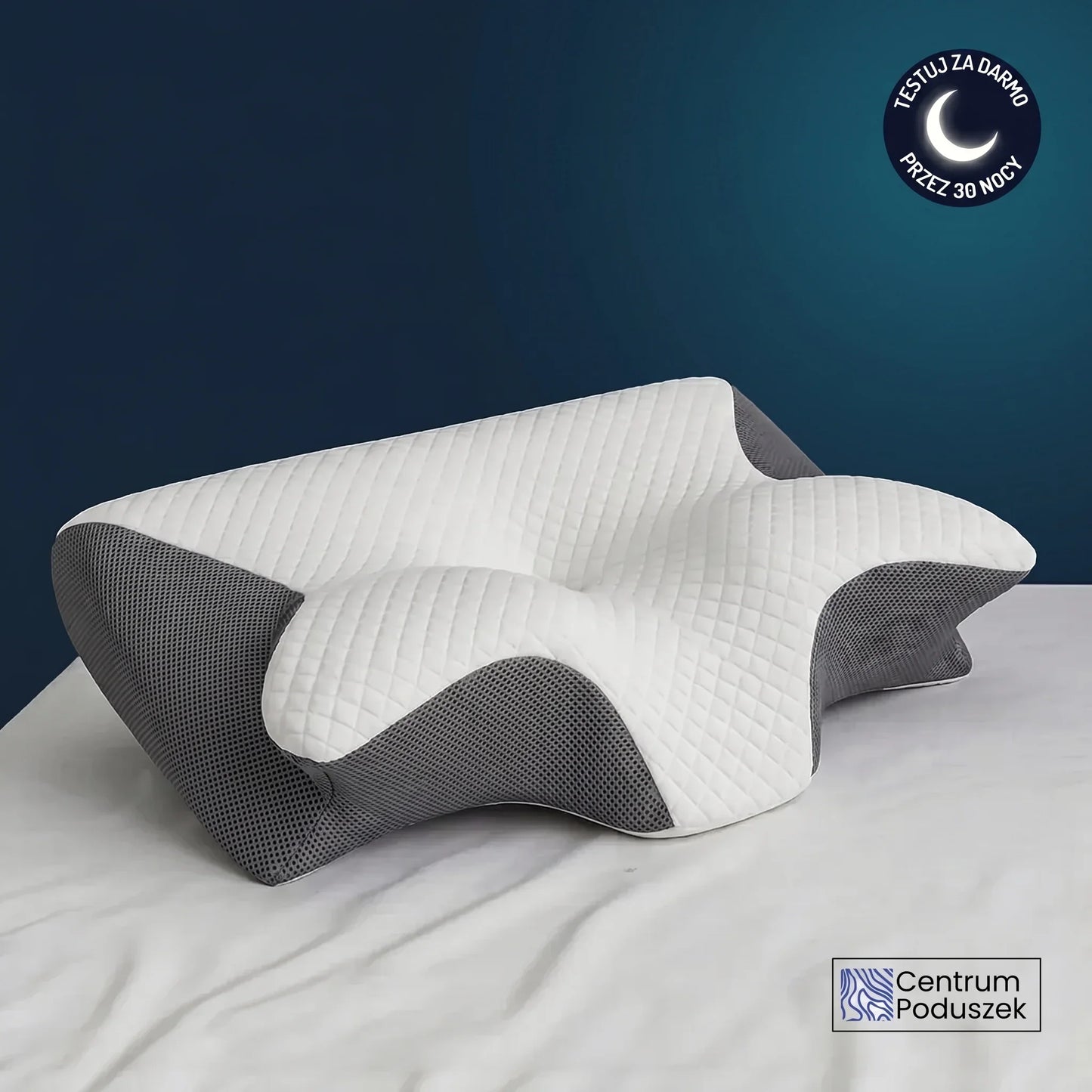OrtoRest™ - Poduszka ergonomiczna z pianką z pamięcią kształtu